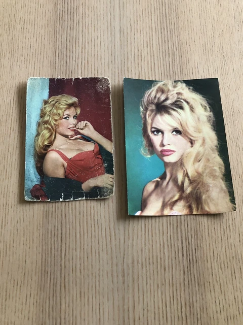 Deux carte Brigitte Bardot