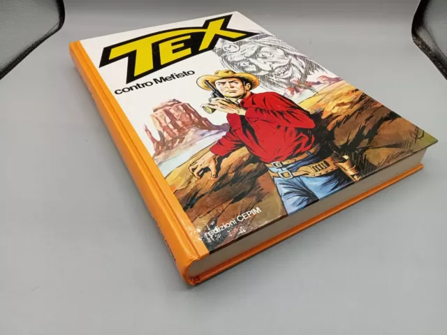 Fumetto cartonato Cepim TEX CONTRO MEFISTO ristampa 1980