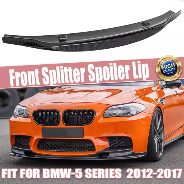 Splitter for 2012-2017 2016 BMW F10 M5 Carbon Look Front Bumper Chin Lip R Style