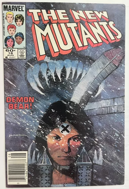 New Mutants #18 - (1984) 1ST Appearance Of Deamon Bear! Newsstand NM-
