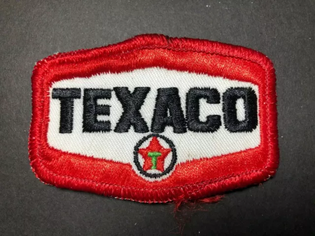 Vintage NOS Sew On Stitched / Embroidered Uniform / Hat Texaco Patch