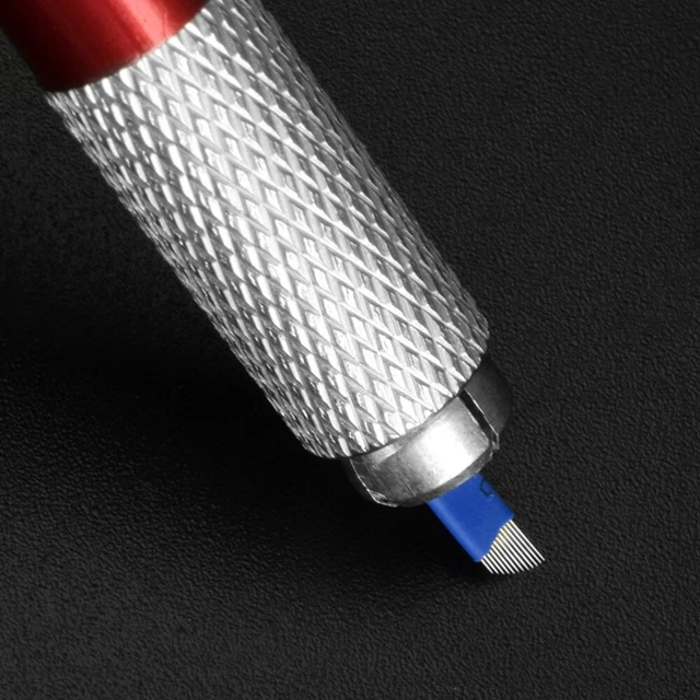 50 Pcs Lip Needles Eyebrow Needle Hand Tools Blank 10