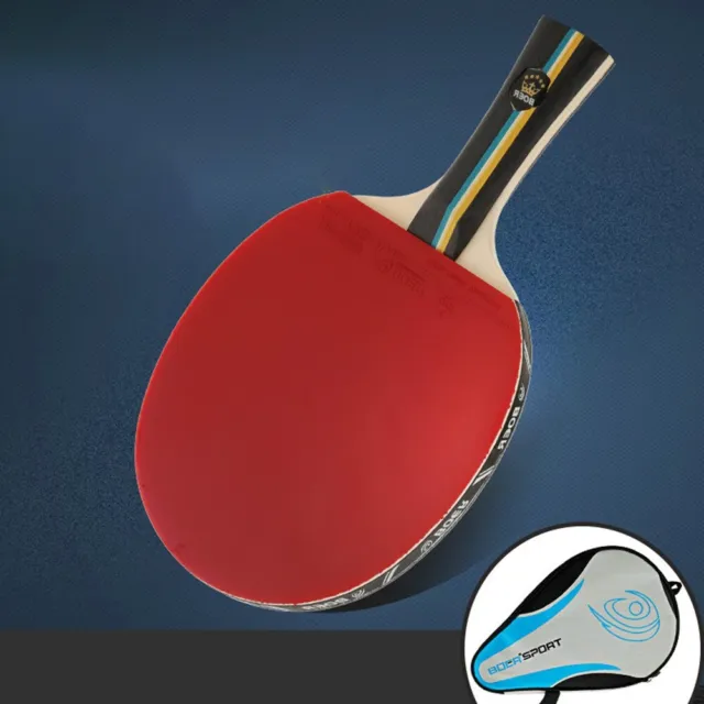 Raquette de tennis de table à vitesse rapide et à fort débit avec structure 5