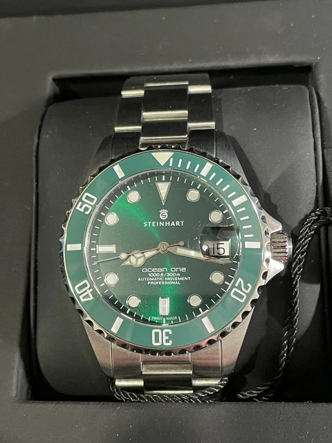 STEINHART OCEAN ONE 39 Double Green Ceramic. Hulk 371.00
