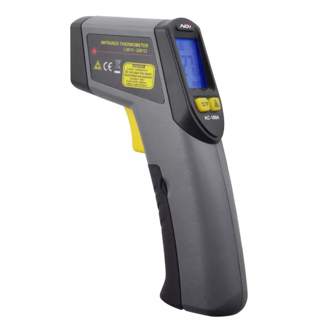 Non-Contact Infrared IR Thermometer Temperature Laser Gun 180A 3