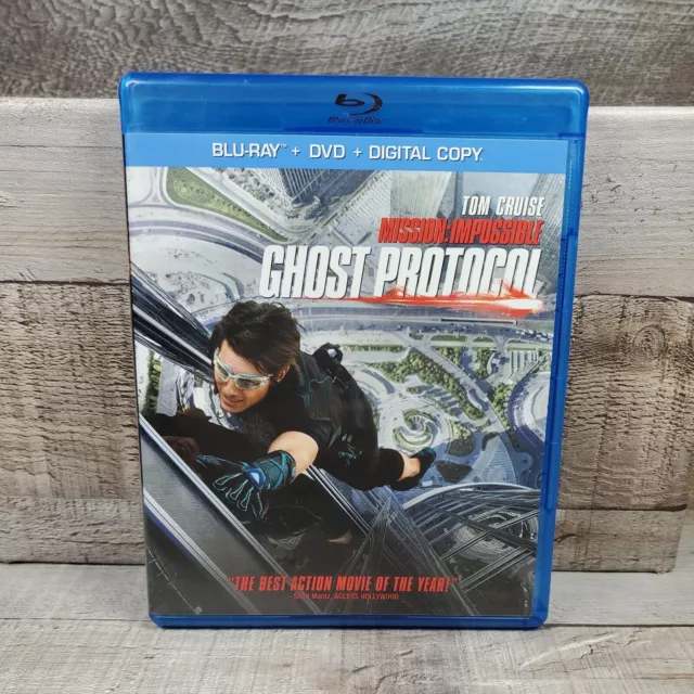 Tom Cruise Mission Impossible Ghost Protocol DVD & Blu-Ray