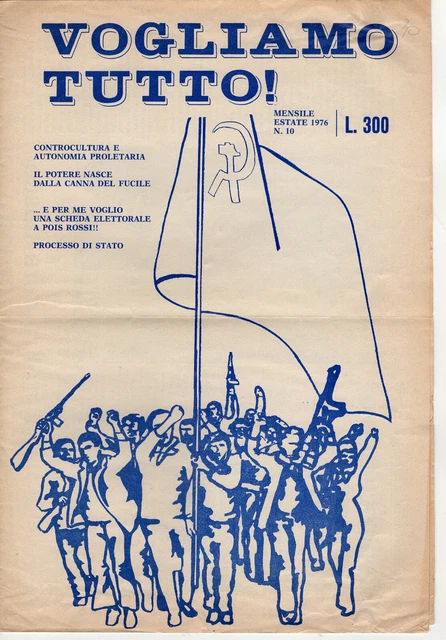 Livre 'Autonomia Operaia Spartaco' - Occasion, édité Par Della Libreria