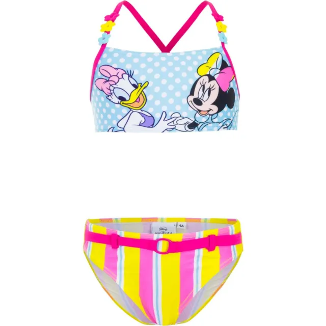 Costume da bagno bambina Minnie 2 pezzi bikini bimba mare piscina 3 4 6 8 anni 3