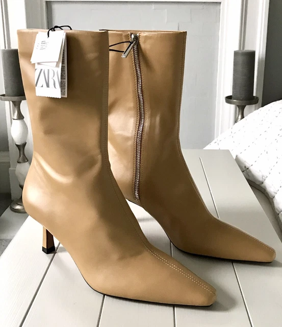Zara soft store leather boots