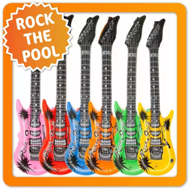 1 Aufblasbare Luftgitarre Rock-n-Roll Rockstar Airguitar Luft Gitarre Gitarren