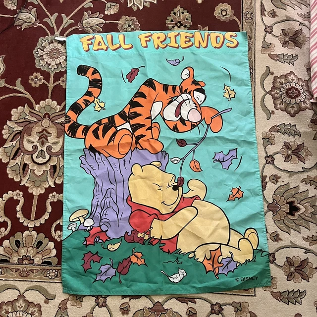 DISNEY FALL FRIENDS Winnie The Pooh Tigger Leaves Large Porch Flag 29 disney-fall-friends-winnie-the-pooh-tigger-leaves-large-porch-flag-29