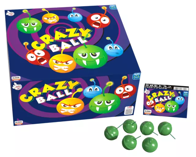 36 Crackling Bälle (6 x 6er)  Knatterbälle Blitzknatterbälle - Crazy Ball Klasek