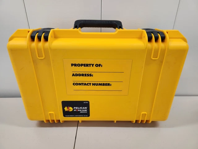 New Pelican iM2500 Storm Hard Case Carry On Pull Out Handle Wheels - No Foam