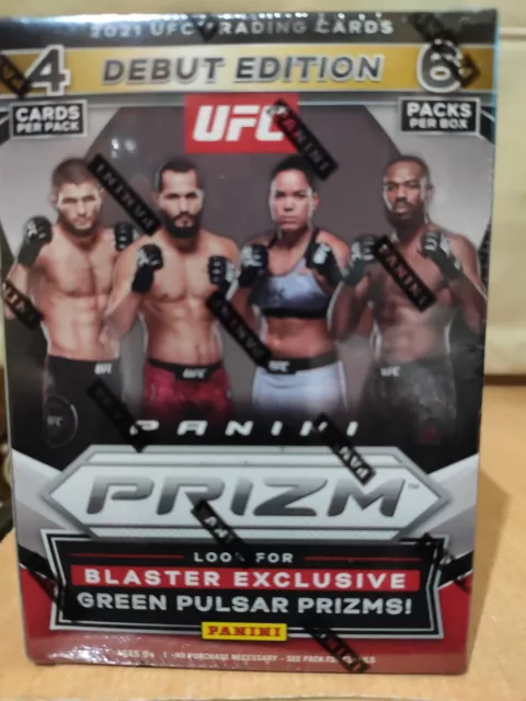 UFC Panini Prizm 2021 edición debut caja bláster sellado de fábrica 6 paquetes *