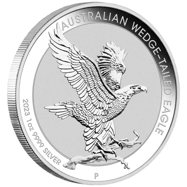 Silbermünze Wedge-Tailed Eagle 2023 - Australien - Premium-Anlagemünze - 1 Oz ST