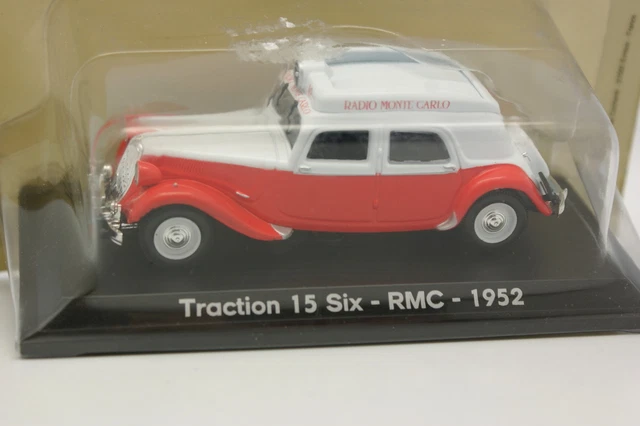 UH et Norev Presse 1/43 - Citroen Traction 15 6 RMC 1952
