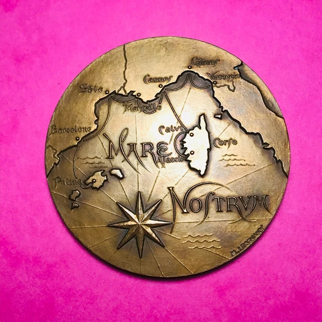 Médaille Motor Yacht Club De La Cote D'Azur – Bronze – Avec écrin