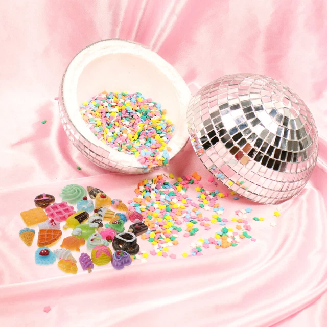 Nail Tech Accessories Shoe Charms Buttons Miniature Food Play Donut