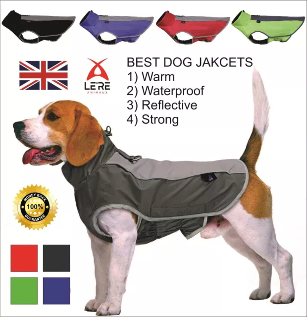 Warm Pet Dog Coats Jacket Outdoor Clothes Waterproof Winter Vest Puppy Coat