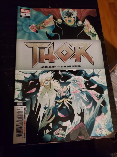 Thor #8 Del Mundo 2nd Printing Variant Cover Marvel Comics 2018 VF/NM