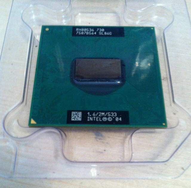 Processeur Intel Pentium 4 - Modèle SL6QB - 2.80 GHz, Cache 512K, Bus 533 MHz - Socket 478 - Occasion Fonctionnel
