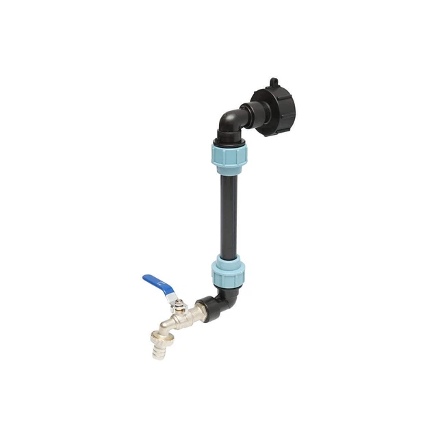 Rubinetto con adattatore per rubinetto per serbatoio IBC Rubinetto in lega da 3/4 pollici | Leroy Merlin