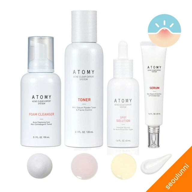 Atomy Korea Acne Clear Expert System Set Effective Korean Skincare Treatment
