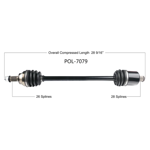 OPEN TRAIL POL-7079 OE 2.0 Axle
