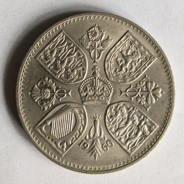 1960 5 five shillings Queen Elizabeth II Dei Gratia Regina