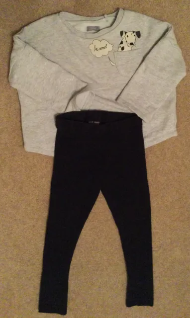 Girls Next Long Sleeve Top And Leggings Set Age 2-3 Years