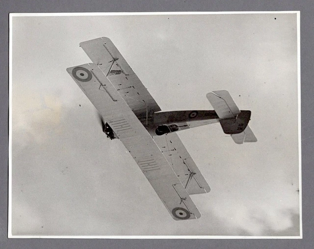 Vickers Vincent Large Original Vintage Press Photo Royal Air Force Raf 2