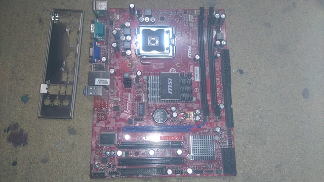 CARTE MÈRE MSI Ms-7529 Ver:1.6 G31TM-P21 s775 DDR2 Pcie PCI EUR 70,00 - FR