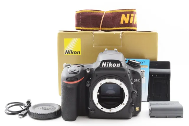 Nikon D750 24.3 MP Digital SLR Camera Black Body From Japan [Near Mint] #2023886