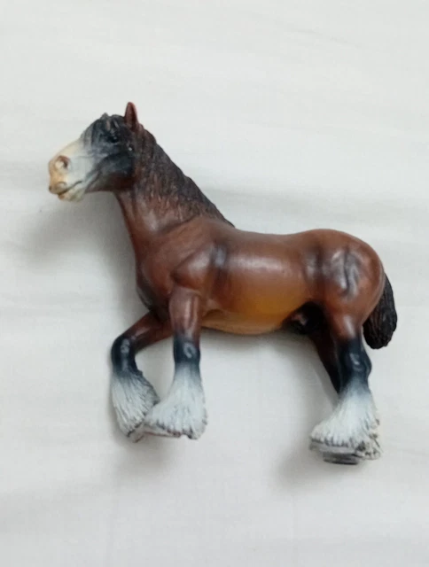 SCHLEICH BAY SHIRE Horse Gelding Rare Retired Figure 13247 2000 Vintage 