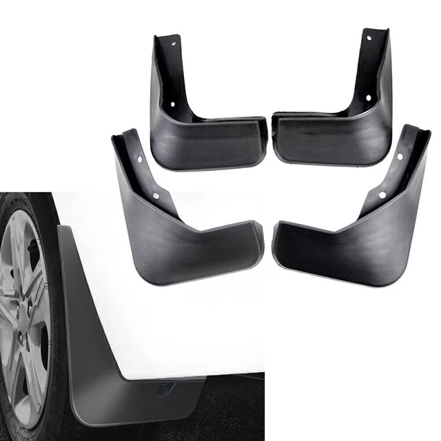 4xFront Rear Mud Flap Splash Guard Mudguards Fender for VW Jetta Black 2015-2017