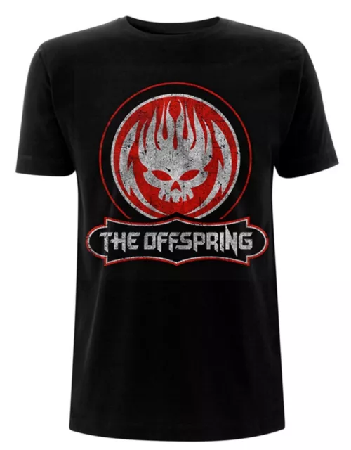 The Offspring Distressed Skull T-Shirt OFFICIAL