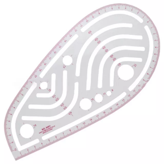 French Curve Ruler Pattern Template Making Clothes Dressmaking Sewing Ruler