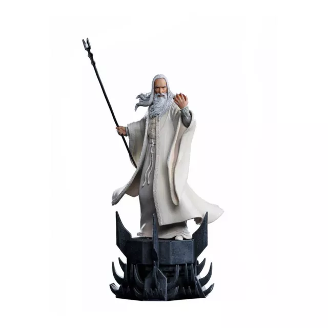 Iron Studios - Saruman - Saroumane - Le Seigneur des Anneaux - LOTR statue BDS A