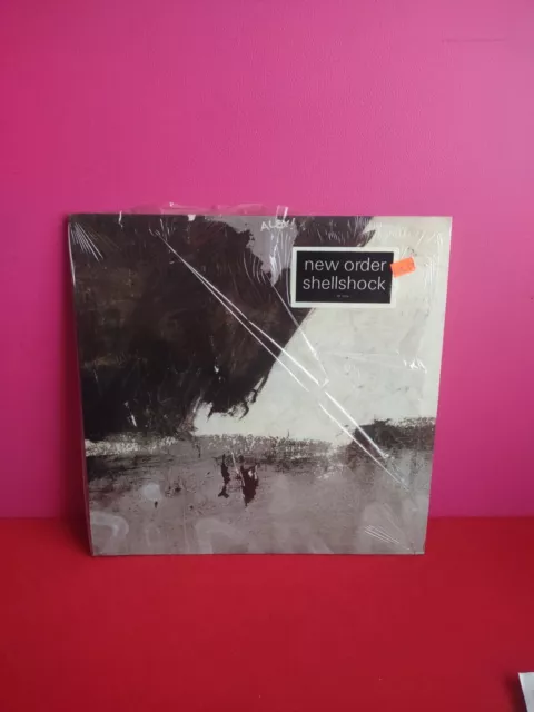 NEW ORDER Shellshock 1986 US A&M White Label PROMO 12" Dub Version JOY DIVISION