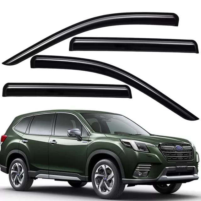 For 2019-2023 Subaru Forester Rain Guard Window Visor Vent Shade Wind Deflector