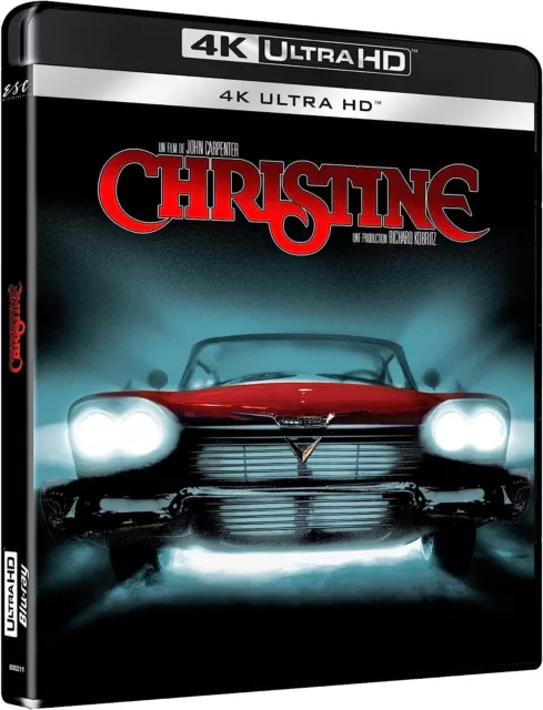 Christine 4K UHD Blu-ray New & Sealed (French Import with English Audio)