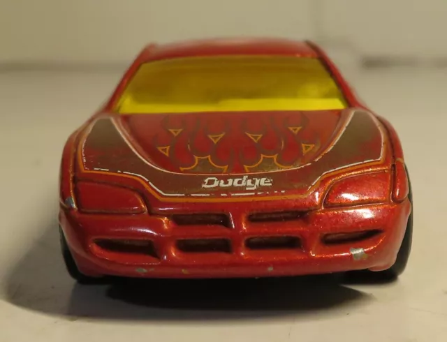 Hot Wheels Easter Eggclusives R/T 2009 Red Dodge Charger Red Bunny Rabbit Car 3