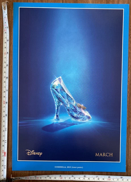 2015 Poster DISNEY COLOUR PRINT, film poster: Cinderella 2015 Reprint £4.99 ...
