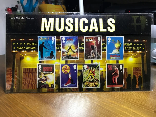 Royal Mail Mint Stamps Presentation Pack452  MUSICALS - ANNO 2011