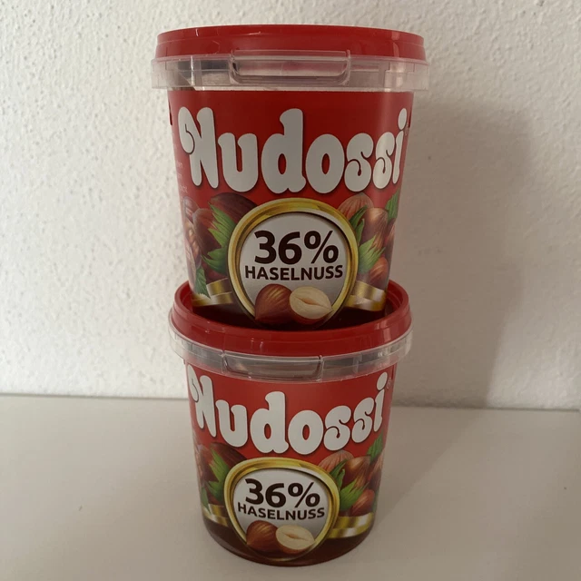 2X NUDOSSI BROTAUFSTRICH Nuss-Nougat-Aufstrich Ostprodukt aus Radebeul ...