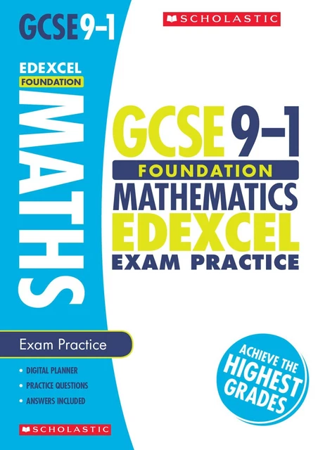 GCSE FOUNDATION MATHS Edexcel Practice Book GCSE Grades 9-1 Revision ...