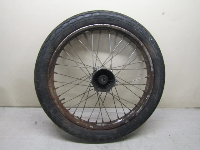 Vintage Wolber T 430 Alpine clincher rims jante roue avant roue avec pneus