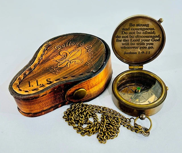 1920 Dollond London Joshus Compass 2 Inch Church Graduation Day, Grandson, Gift