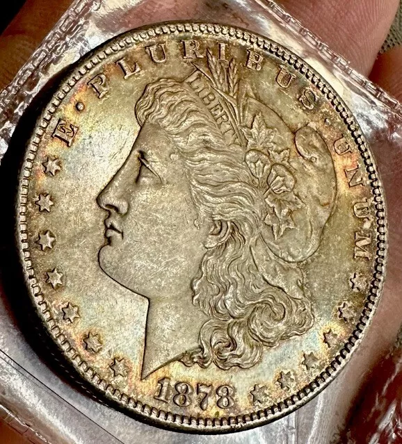 Morgan Dollar 1878 S  Beautiful Prooflike. UNC