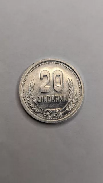 [🇦🇱Albania] - 20 Qindarka (1988) High Grade Coin